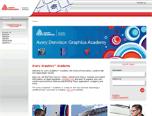 Tablet Screenshot of fr.academy.averygraphics.com